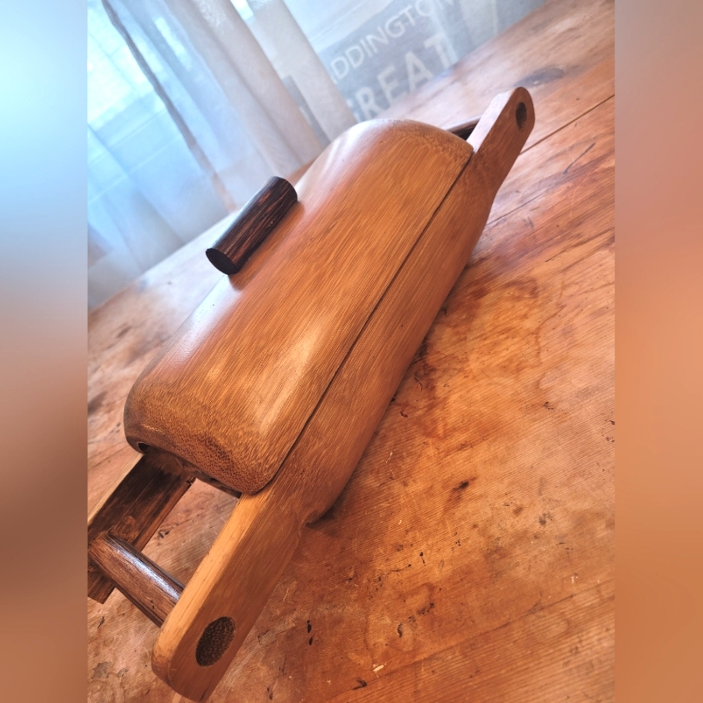 Vintage Primitive Rustic Wood Bowl Planter